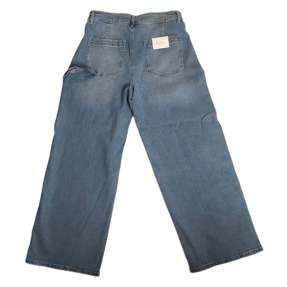 Kancan Women's size 9‎ / 28 Jeans wide leg carpenter New utility